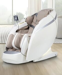 Osaki OS-Pro 4D DuoMax SL-Track Massage Chair with Intelligent Health Detection, Dual Roller 4D Mechanism, Piano Key Massage, Taupe