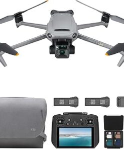 DJI Mavic 3 Cine Premium Combo, Drone with 4/3 CMOS Hasselblad Camera, 5.1K Video, Omnidirectional Obstacle Sensing, 46 Mins Flight, 15km Video Transmission, with DJI RC Pro, Two Extra Batteries