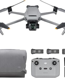 DJI Mavic 3 Fly More Combo, Drone with 4/3 CMOS Hasselblad Camera, 5.1K Video, Omnidirectional Obstacle Sensing, 46 Mins Flight, Advanced Auto Return, 2 Extra Batteries, FAA Remote ID Compliant, Gray