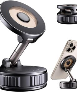 Magnetic Phone Holder for Car [120+ LB Strongest Suction & 2800gf Strongest Magnetic] 360° Adjustable Car Phone Holder for Magsafe Phone Holders for Your Car for iPhone 17 Pro Max 16 15 14 13 12 Plus